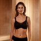 Women’s Full Coverage Minimizer Bra, Deep Cup Support Bra for Fuller Bust, Smoothing Plus Size Underwear