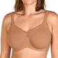 Women’s Full Coverage Minimizer Bra, Deep Cup Support Bra for Fuller Bust, Smoothing Plus Size Underwear