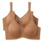 Women’s Full Coverage Minimizer Bra, Deep Cup Support Bra for Fuller Bust, Smoothing Plus Size Underwear