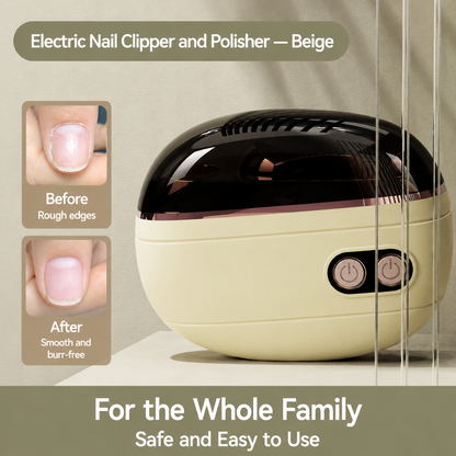 ✨50% OFF – Electric Nail Trimmer · 10K+ SOLD! · 2-in-1 Cut & Grind, Anti-Pinch, LED Light, Safe for All 💅