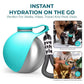 📢📢50% OFF !! ⏰ 2-in-1 Portable Dog Water Bottle for Small Dogs - Leak-Proof & Compact