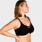 Women’s Full Coverage Minimizer Bra, Deep Cup Support Bra for Fuller Bust, Smoothing Plus Size Underwear