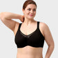 Women’s Full Coverage Minimizer Bra, Deep Cup Support Bra for Fuller Bust, Smoothing Plus Size Underwear