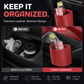 🥳2026 HOT SALE🥳💞50K+ SOLD!🚗🧺 50% OFF! Leather Car Door Cup Holder – Wide‑mouth opening, easy reach for drinks & phone. Clip‑on secure fit. PU leather, tough & stylish. 🛡️✨