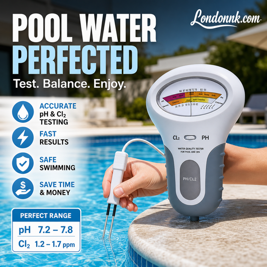 🔬💧 pH & Cl2 Chlorine Tester – 49% OFF! Precise Measurement of pH & Chlorine in Pool – Simple, Fast, Reliable. 🔥🏊
