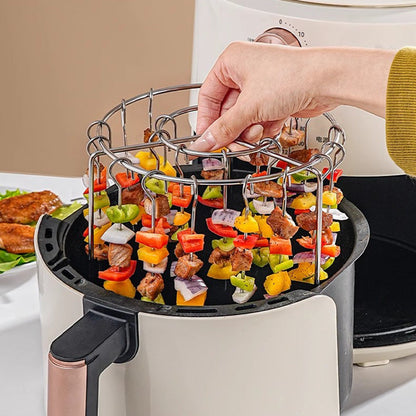 🥩316 Stainless Steel Multi-Function Air Fryer Roasting Rack Set 🍤