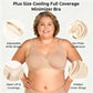 Women’s Full Coverage Minimizer Bra, Deep Cup Support Bra for Fuller Bust, Smoothing Plus Size Underwear