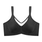 Women’s Full Coverage Minimizer Bra, Deep Cup Support Bra for Fuller Bust, Smoothing Plus Size Underwear