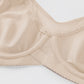 Women’s Full Coverage Minimizer Bra, Deep Cup Support Bra for Fuller Bust, Smoothing Plus Size Underwear