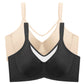 Women’s Full Coverage Minimizer Bra, Deep Cup Support Bra for Fuller Bust, Smoothing Plus Size Underwear