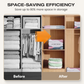 No-Pump Vacuum Storage Bags – Save Up to 80% Space