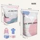 No-Pump Vacuum Storage Bags – Save Up to 80% Space
