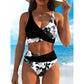 🔥Women's Floral Print High Waist Bikini Set