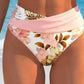 🔥Women's Floral Print High Waist Bikini Set