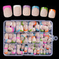 🥳2026 HOT SALE🥳💞50K+ SOLD!💅✨ 49% OFF!🎁 Color Pop Press-On Nails