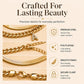🌸 50% OFF NOW! 🌸 Delicate gold layered initial anklets for women
