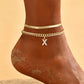 🌸 50% OFF NOW! 🌸 Delicate gold layered initial anklets for women