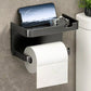🔩Wall-Mounted Toilet Paper Holder with Storage Shelf