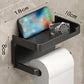 🔩Wall-Mounted Toilet Paper Holder with Storage Shelf